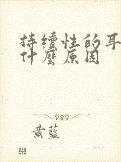 持续性的耳鸣是什么原因