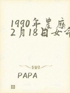1990年农历2月18日女命