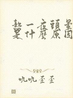 熬一夜头晕呕吐是什么原因引起的