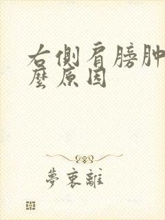 右侧肩膀肿痛什么原因