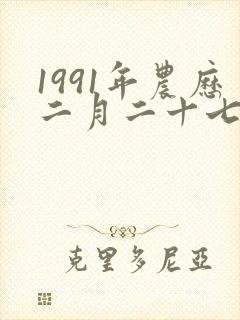 1991年农历二月二十七的属羊命运如何