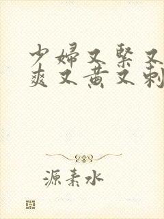 少妇又紧又色又爽又黄又刺激视频