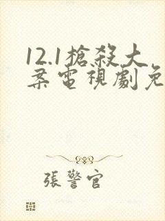 12.1枪杀大案电视剧免费观看封面