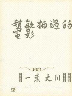 赵敏拍过的三部电影封面