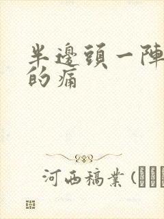 半边头一阵一阵的痛