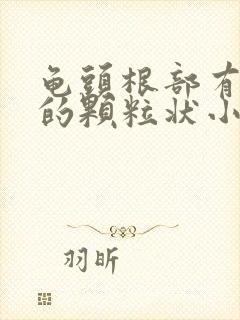 龟头根部有白色的颗粒状小疙瘩是什么原因