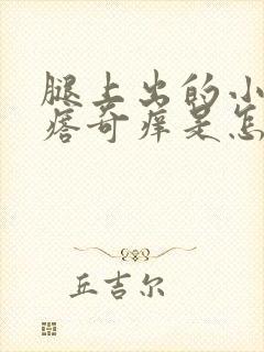 腿上出的小红疙瘩奇痒是怎么回事