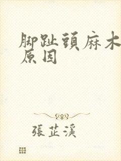 脚趾头麻木什么原因