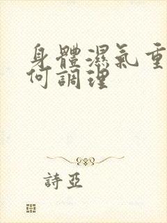 身体湿气重该如何调理