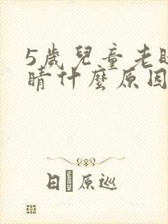 5岁儿童老眨眼睛什么原因