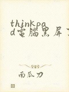 thinkpad电脑黑屏了怎么恢复正常