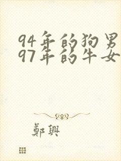 94年的狗男和97年的牛女相配吗