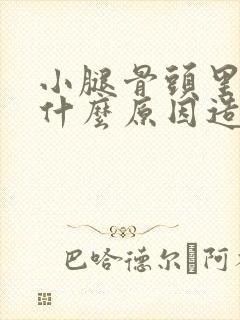 小腿骨头里面疼什么原因造成的