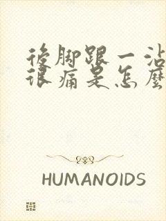 后脚跟一沾地就很痛是怎么回事封面