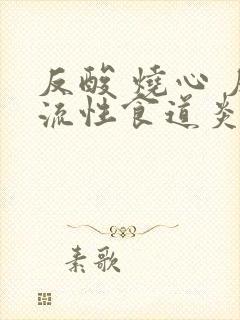 反酸 烧心 反流性食道炎