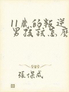 11岁的叛逆期男孩该怎么教育