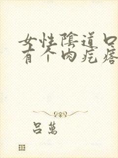 女性阴道口里面有个肉疙瘩