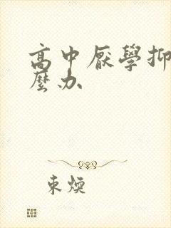 高中厌学抑郁怎么办封面