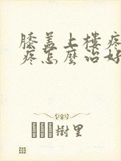 膝盖上楼疼下楼疼怎么治好封面