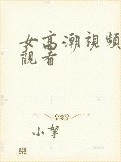 女高潮视频在线观看