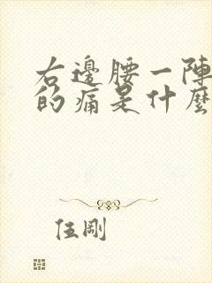 右边腰一阵一阵的痛是什么原因