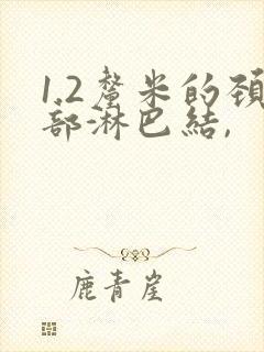 1.2厘米的颈部淋巴结,