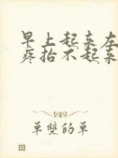 早上起来左胳膊疼抬不起来