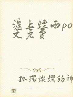 沪上烟雨po全文免费