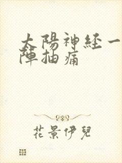 太阳神经一阵一阵抽痛