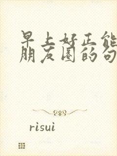 早上好正能量发朋友圈的句子