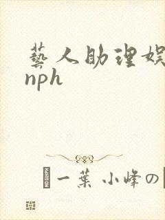 艺人助理娱乐圈nph封面