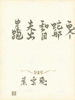 农夫和蛇龟兔赛跑出自哪个寓言故事