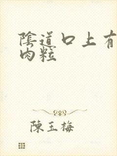 阴道口上有白色肉粒