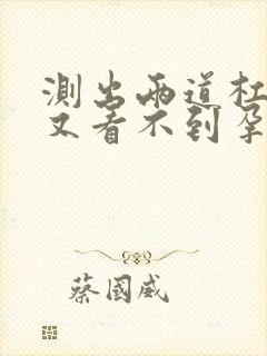 测出两道杠b超又看不到孕囊