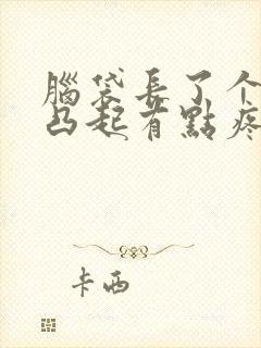 脑袋长了个硬包凸起有点疼