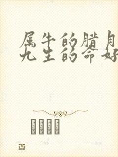 属牛的腊月二十九生的命好吗