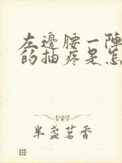 左边腰一阵一阵的抽疼是怎么回事