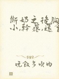 断奶之后胸部变小,干瘪,还会恢复过来吗