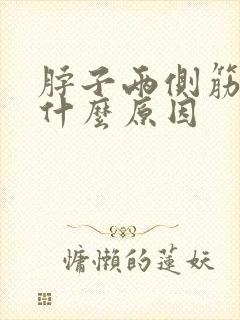 脖子两侧筋疼是什么原因