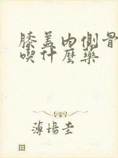 膝盖内侧骨缝疼吃什么药