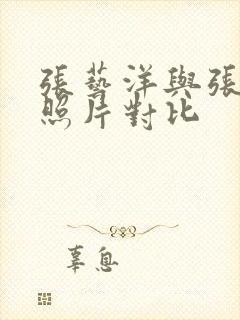 张艺洋与张娜的照片对比