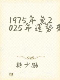 1975年兔2025年运势及运程