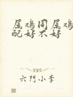 属鸡同属鸡的婚配好不好