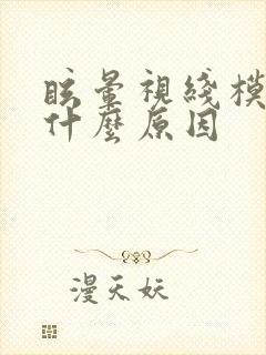 眩晕视线模糊是什么原因