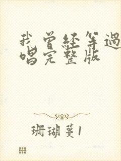 我曾经等过你原唱完整版