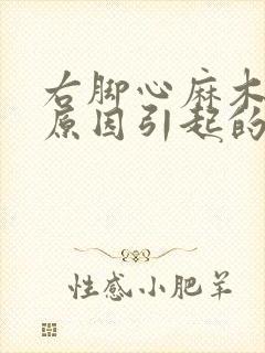 右脚心麻木什么原因引起的