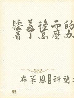 膝盖后面的筋扭着了怎么办封面