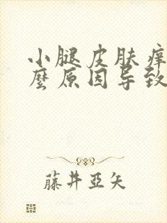 小腿皮肤痒是什么原因导致的封面