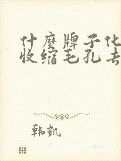 什么牌子化妆品收缩毛孔去黑头