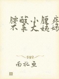 腰酸小腹疼就是不来大姨妈怎么回事